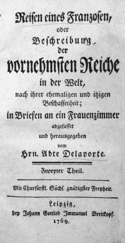 Delaporte, Joseph: Reisen eines Franzosen